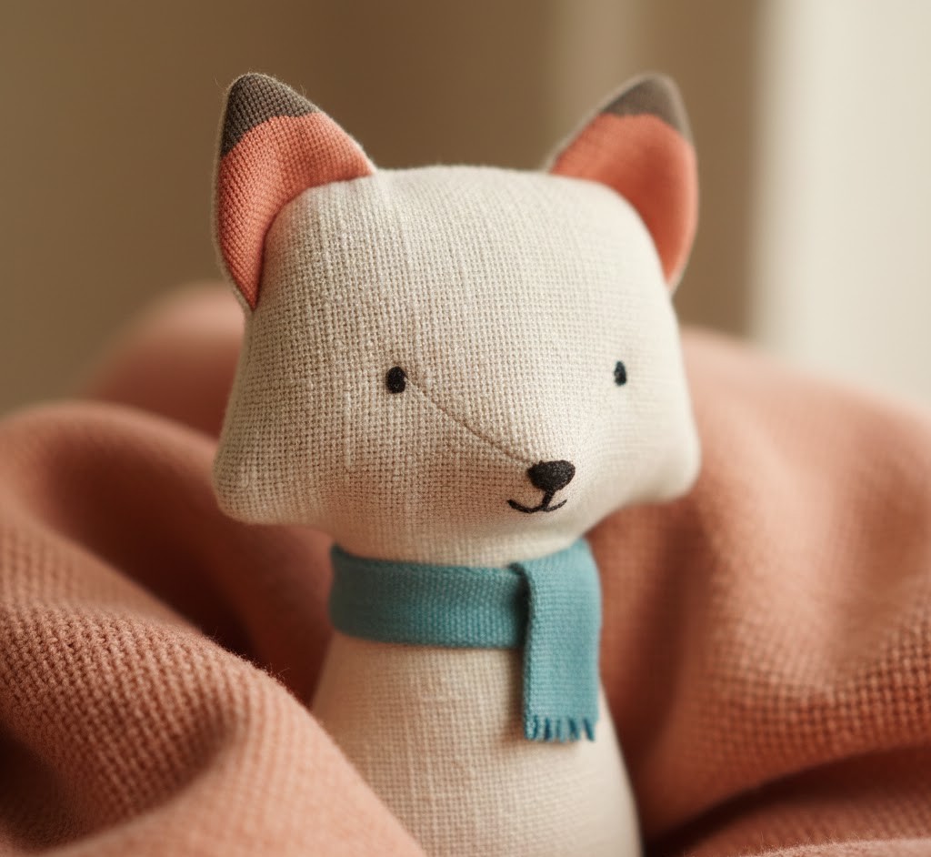 Handmade stuffed animal toy